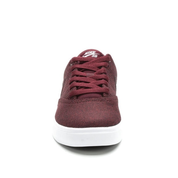 Maroon Nike Solar Check Canvas Prem Skate Shoes - Picture 4 of 7